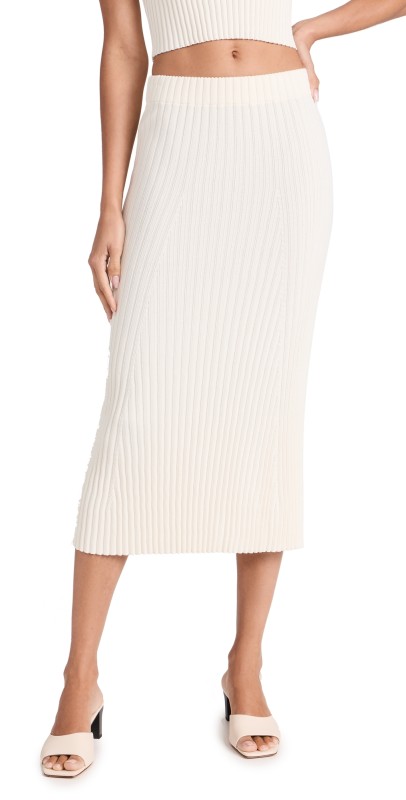 Solid & Striped The Yvette Skirt Ivory