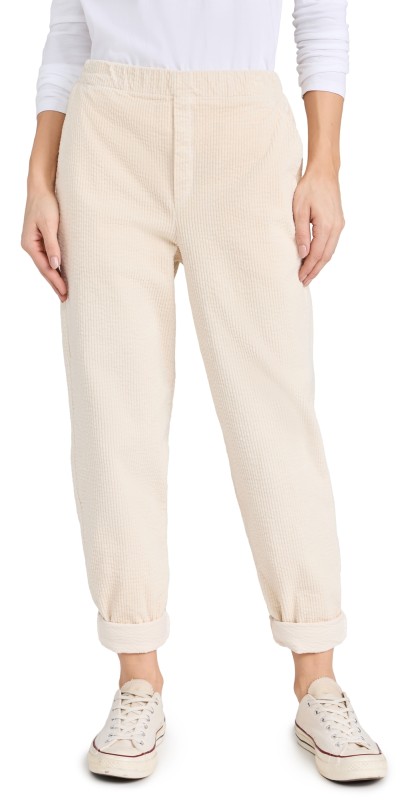 Stateside Grand Cord Trousers Cream