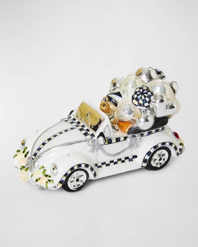 2024 Just Married Glass Christmas Ornament