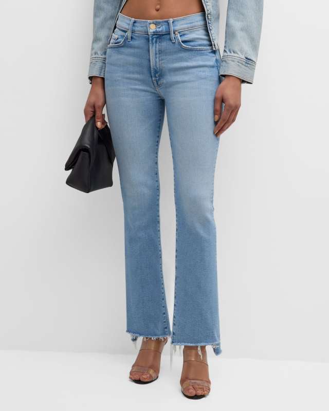 Lil' Insider Crop Step Fray Jeans