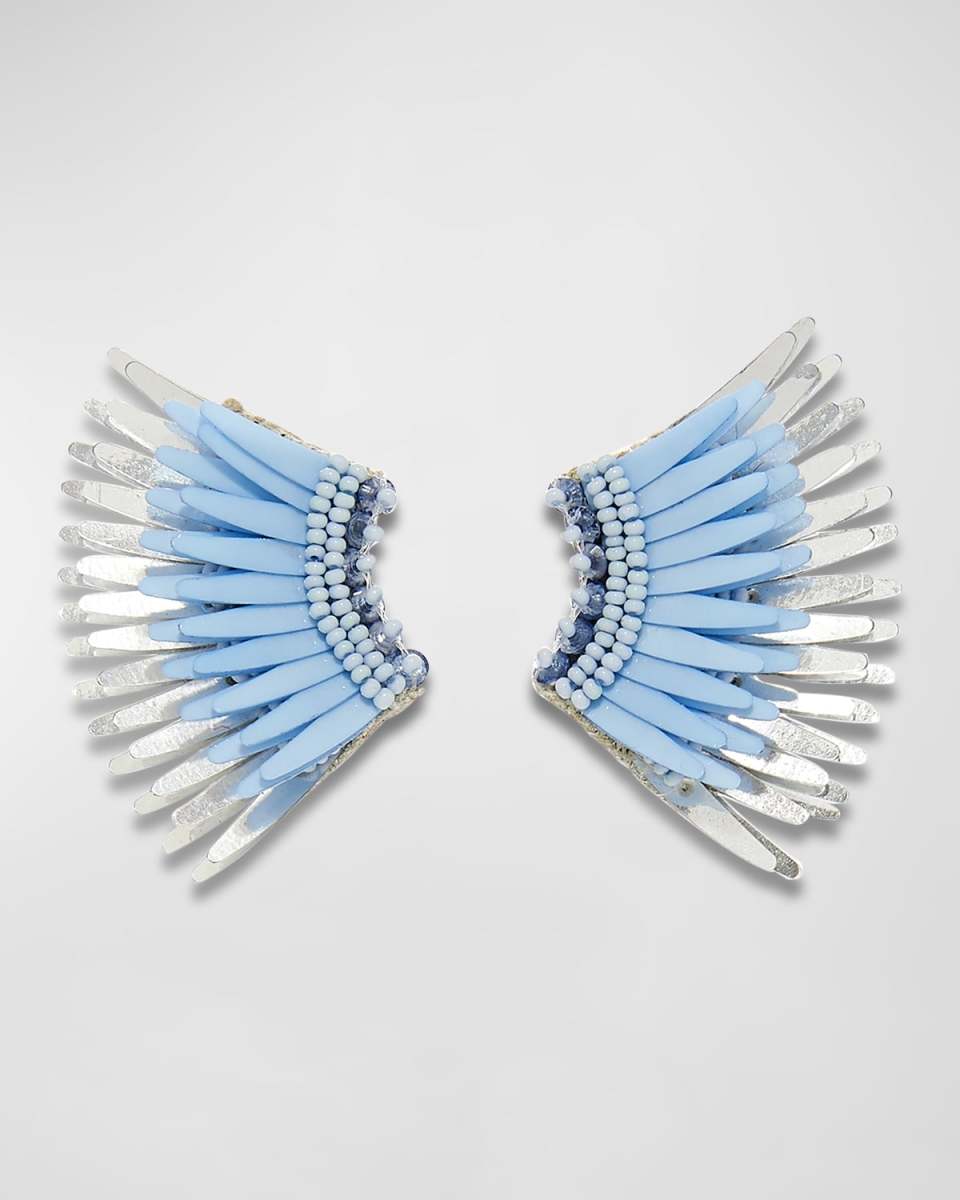 Mini Madeline Gameday Earrings, Carolina Blue