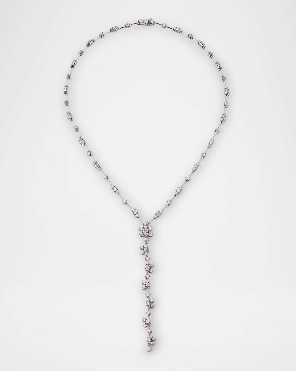 Mixed-Cut Diamond Y-Dangle Necklace, 6.2 tdcw