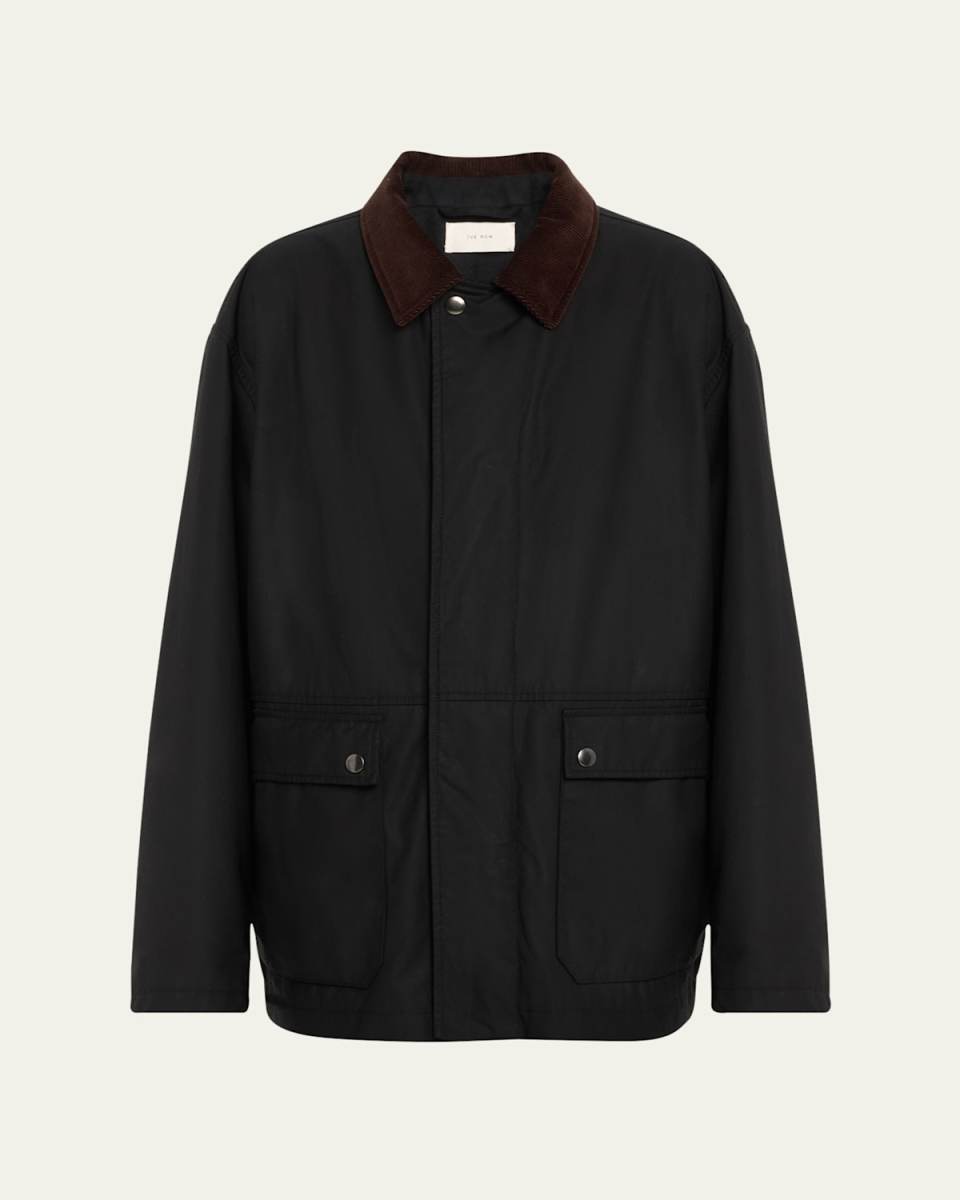 Frank Corduroy-Collar Cashmere Jacket