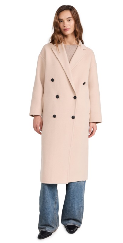 rag & bone Thea Italian Splittable Coat Oatmeal