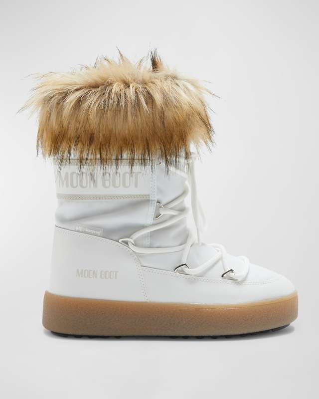 Track Monaco Faux Fur Short Snow Boots