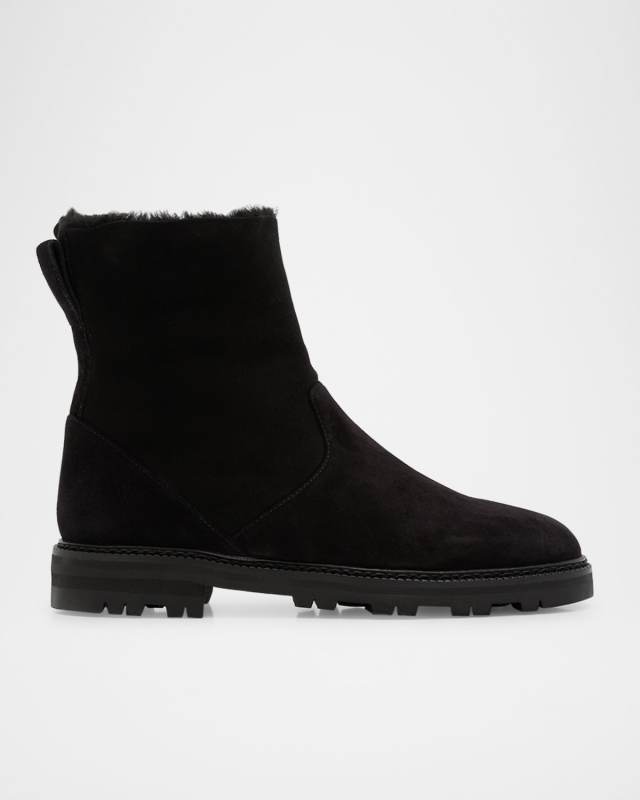 Tomosa Suede Cozy Ankle Boots