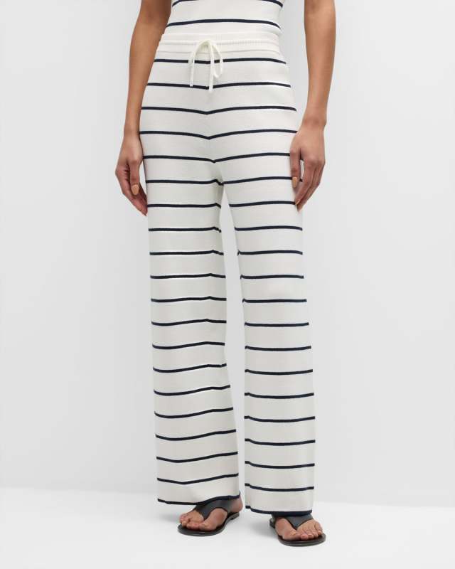 Striped Drawstring Pants