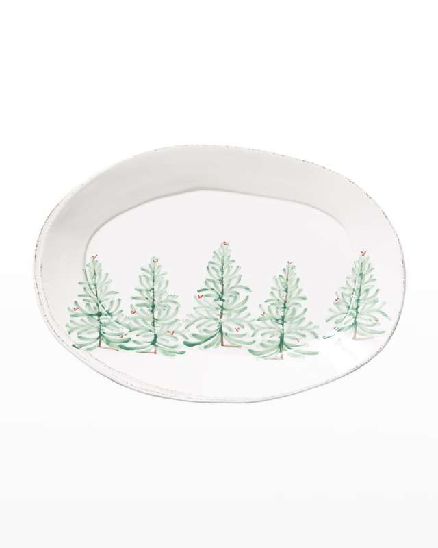 Lastra Holiday Oval Platter