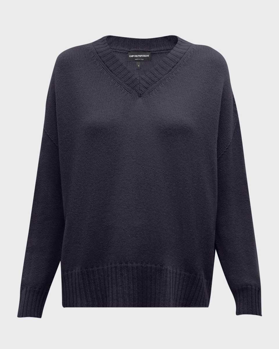 Knit Wool-Cashmere Sweater