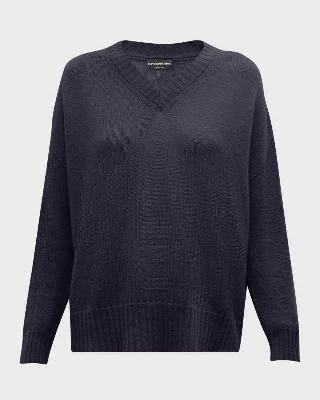 Knit Wool-Cashmere Sweater