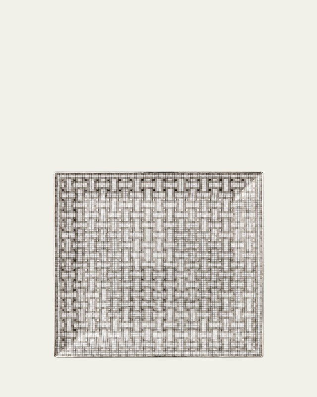 Mosaique Platinum Square Plate #4