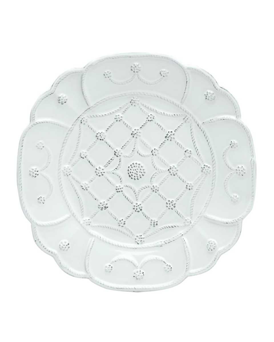 Jardins du Monde Villandry Dessert/Salad Plate - Whitewash