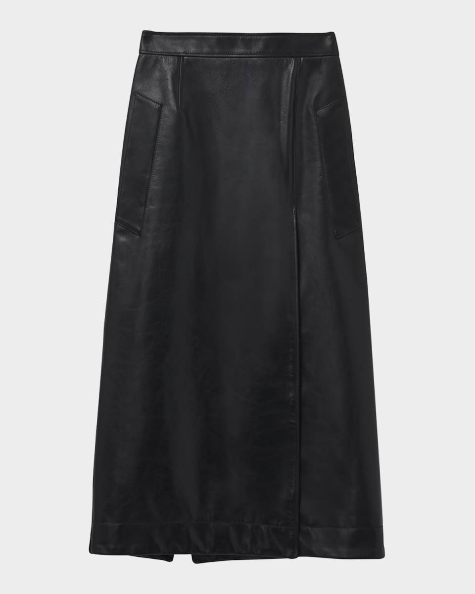 Leather Pencil Skirt
