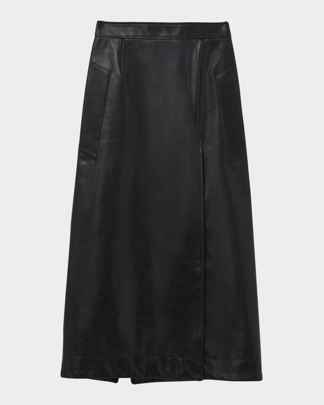 Leather Pencil Skirt