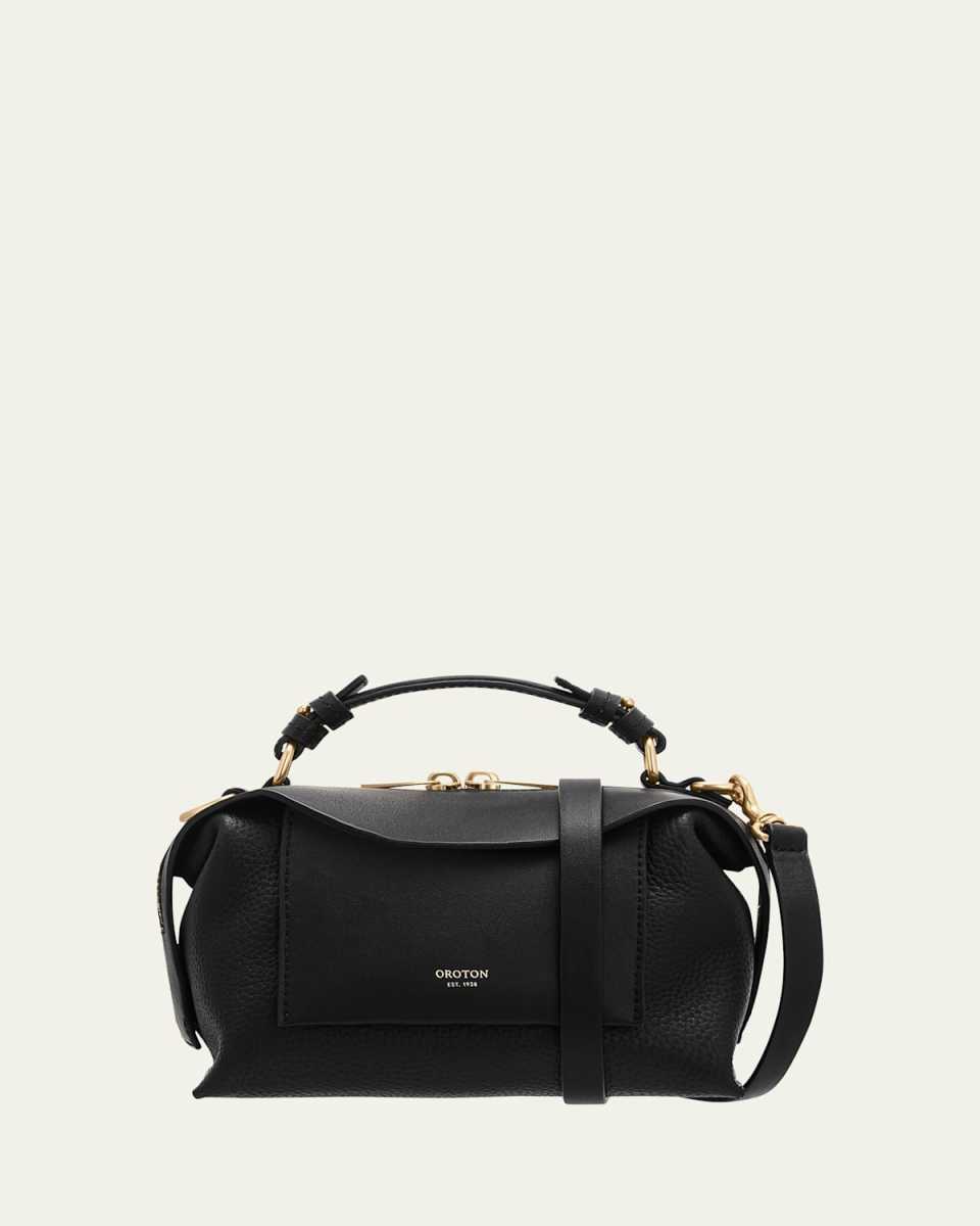 Mica Mini Zip Leather Crossbody Bag