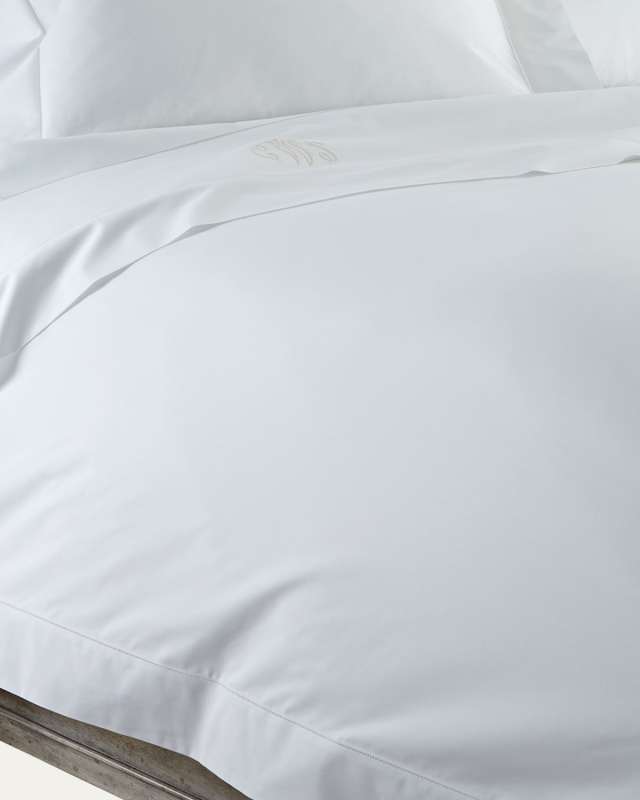 Positano Hemstitch Duvet Cover, FULL-QUEEN