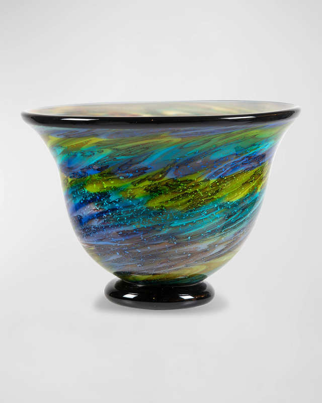 Under The Sea Art Glass Bowl