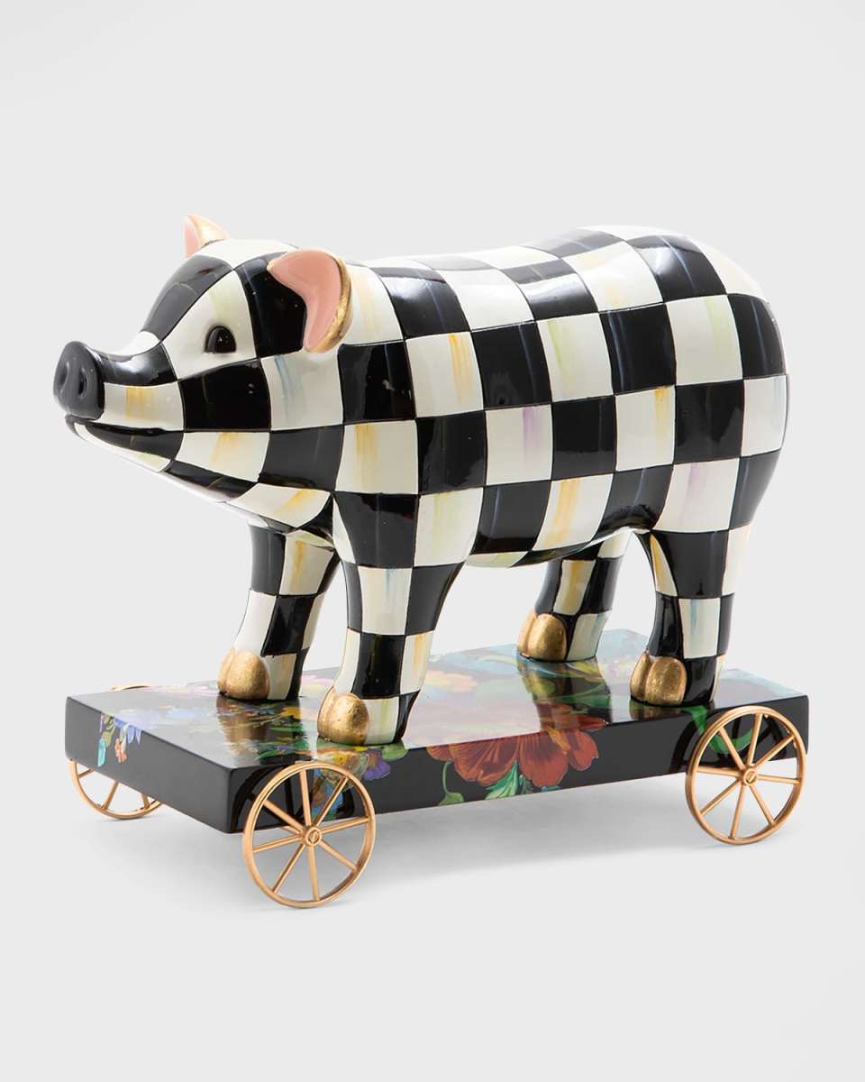 Courtly Check Pig On Parade