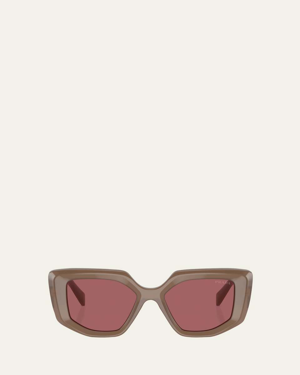 PR 14ZS Acetate Butterfly Sunglasses