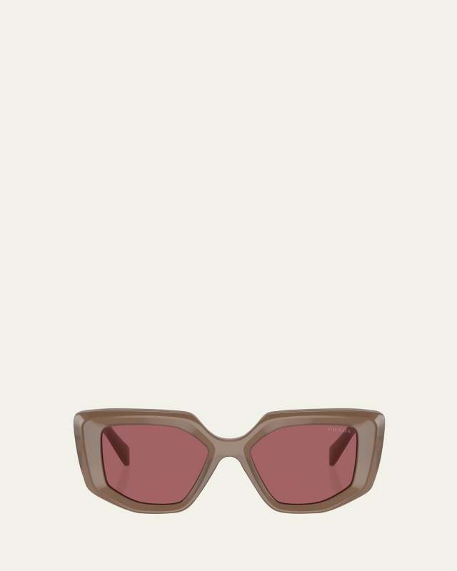 PR 14ZS Acetate Butterfly Sunglasses