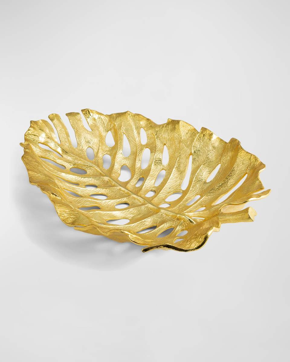 Golden Monstera Centerpiece