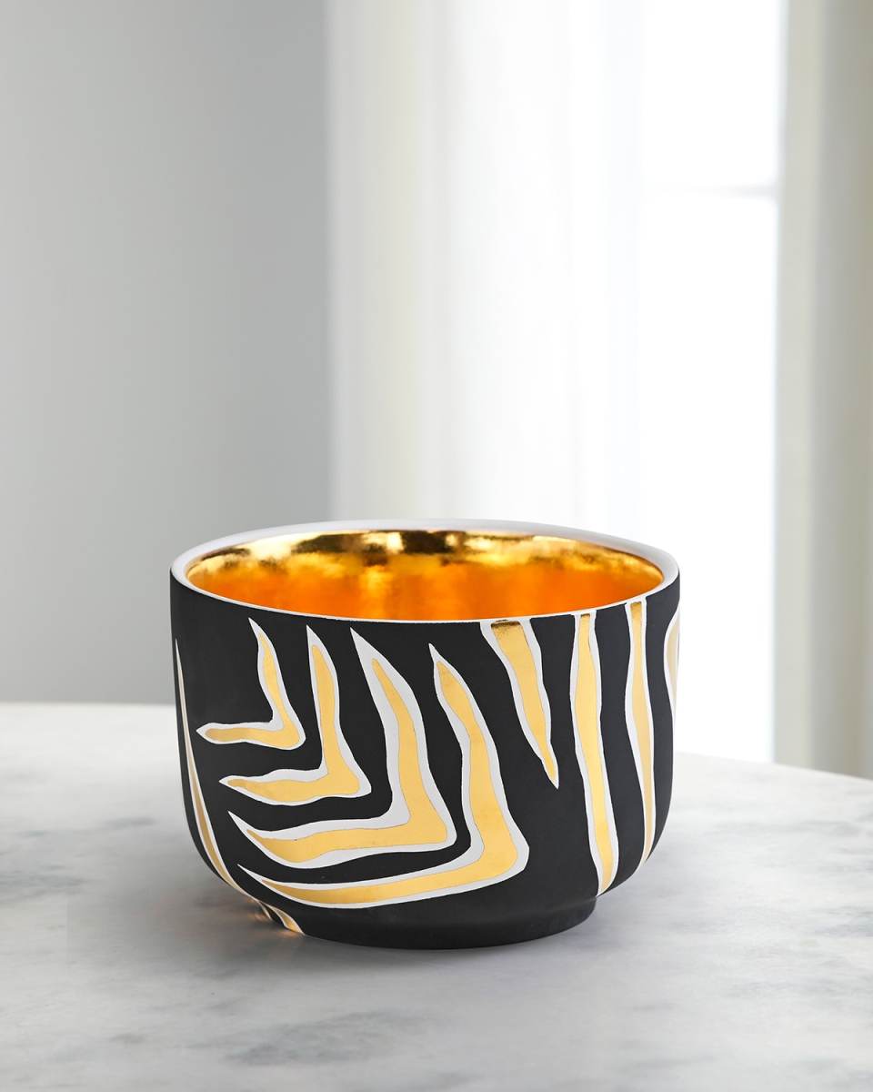 Tiger Striped Chubby Bowl