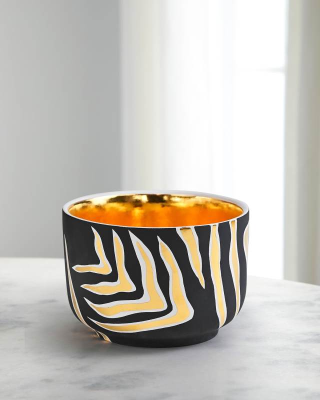 Tiger Striped Chubby Bowl