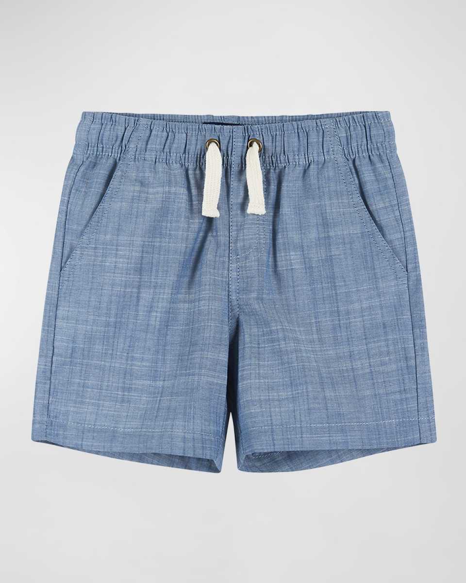 Boy's Solid Drawstring Shorts, Size 2T-8