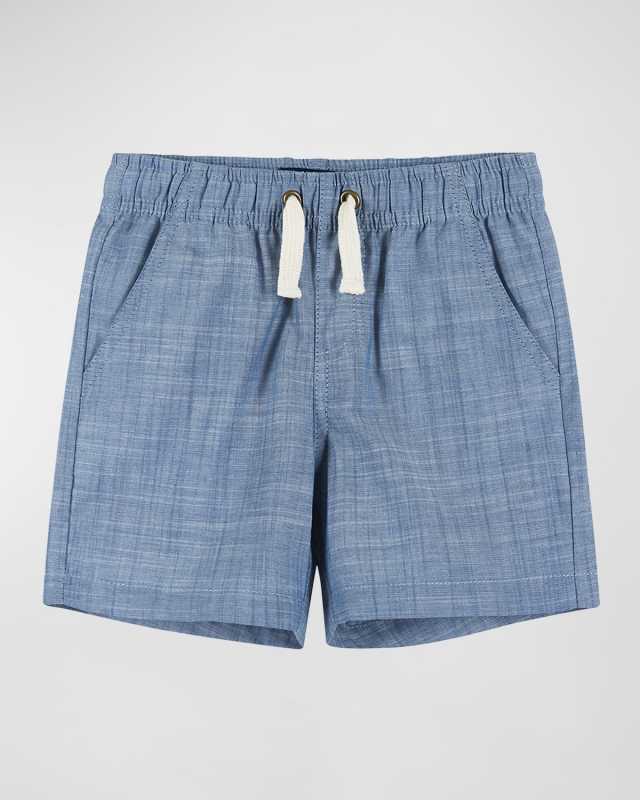 Boy's Solid Drawstring Shorts, Size 2T-8