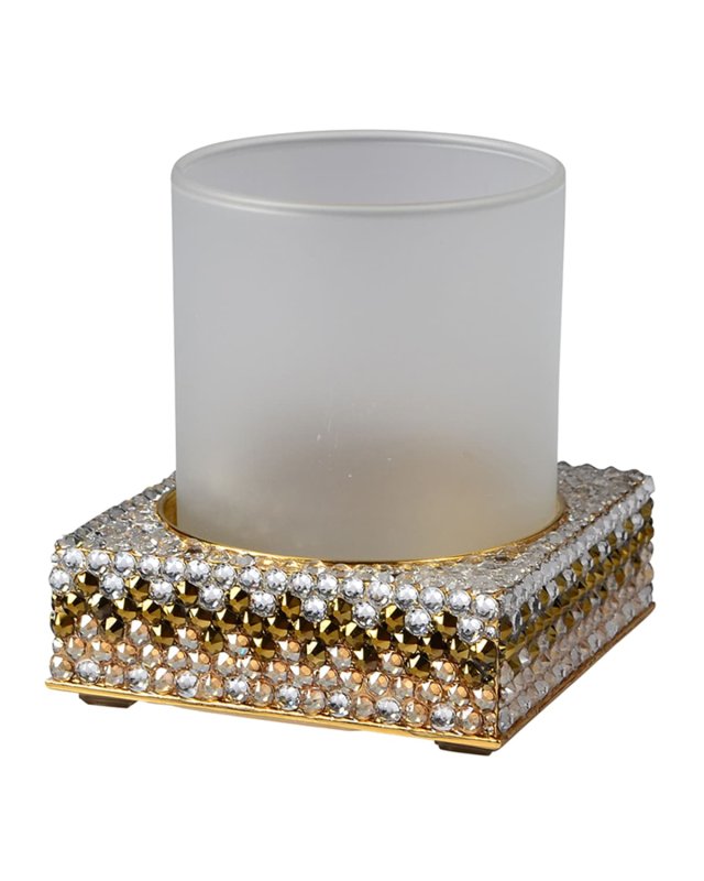Biarritz Tumbler with Swarovski Crystals, Gold