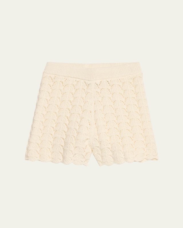 Crochet Knit Shorts