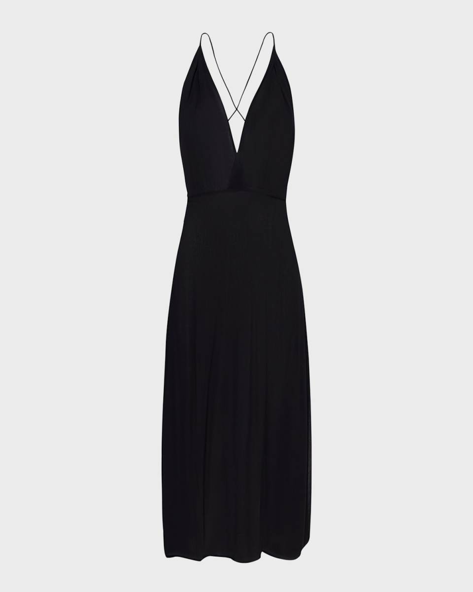 Solid Amalia Maxi Dress Coverup