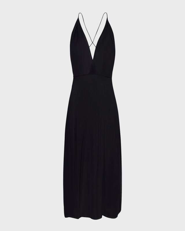 Solid Amalia Maxi Dress Coverup