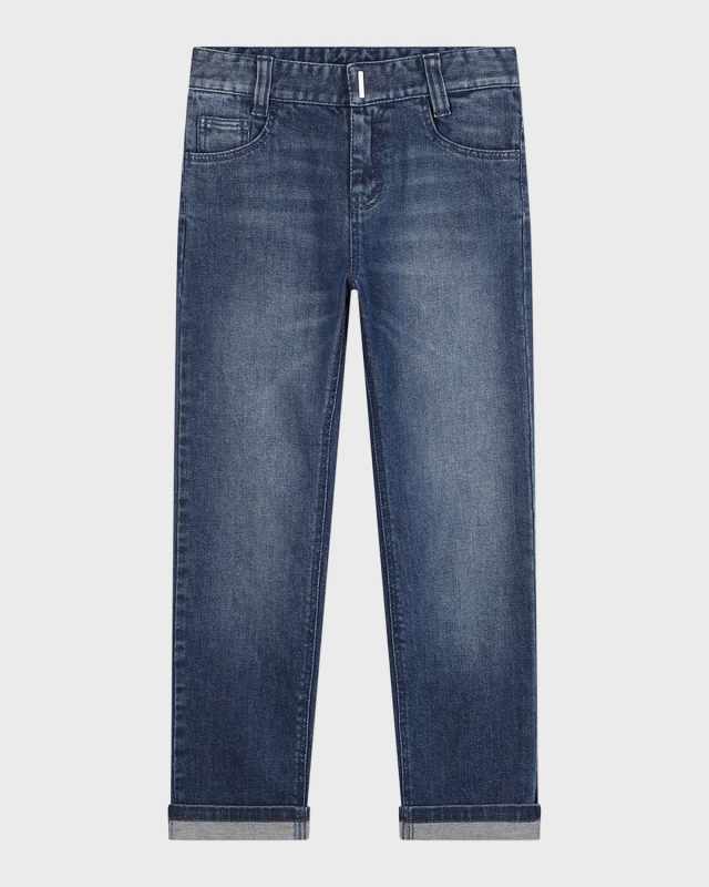 Boy's 4G Denim Trousers, Size 4-6