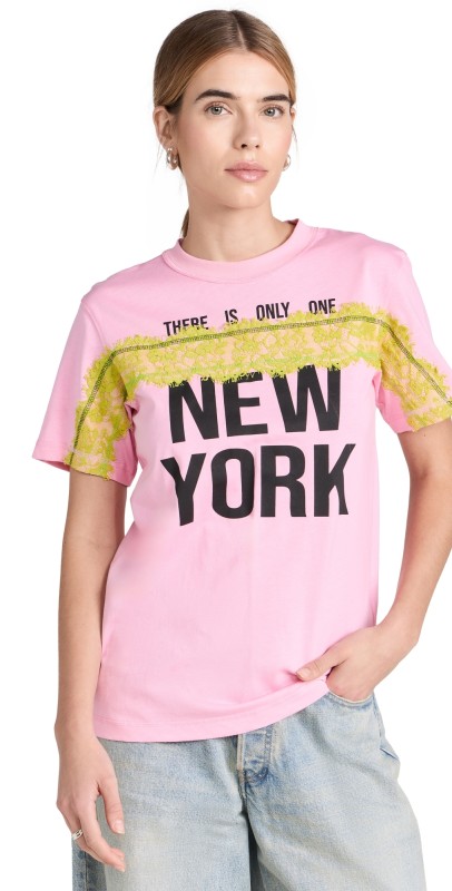 3.1 Phillip Lim There Is Only One NY Classic Tee Pink