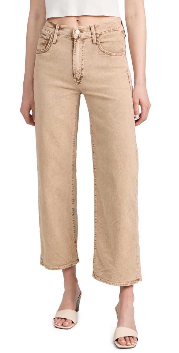 MOTHER The Dodger Ankle Jeans Tan