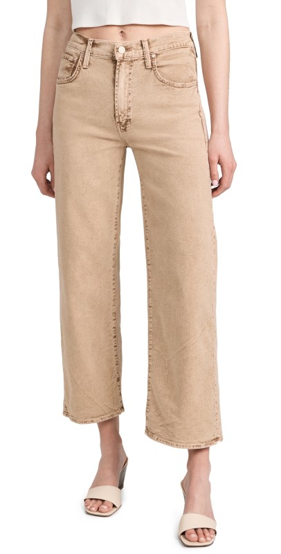 MOTHER The Dodger Ankle Jeans Tan