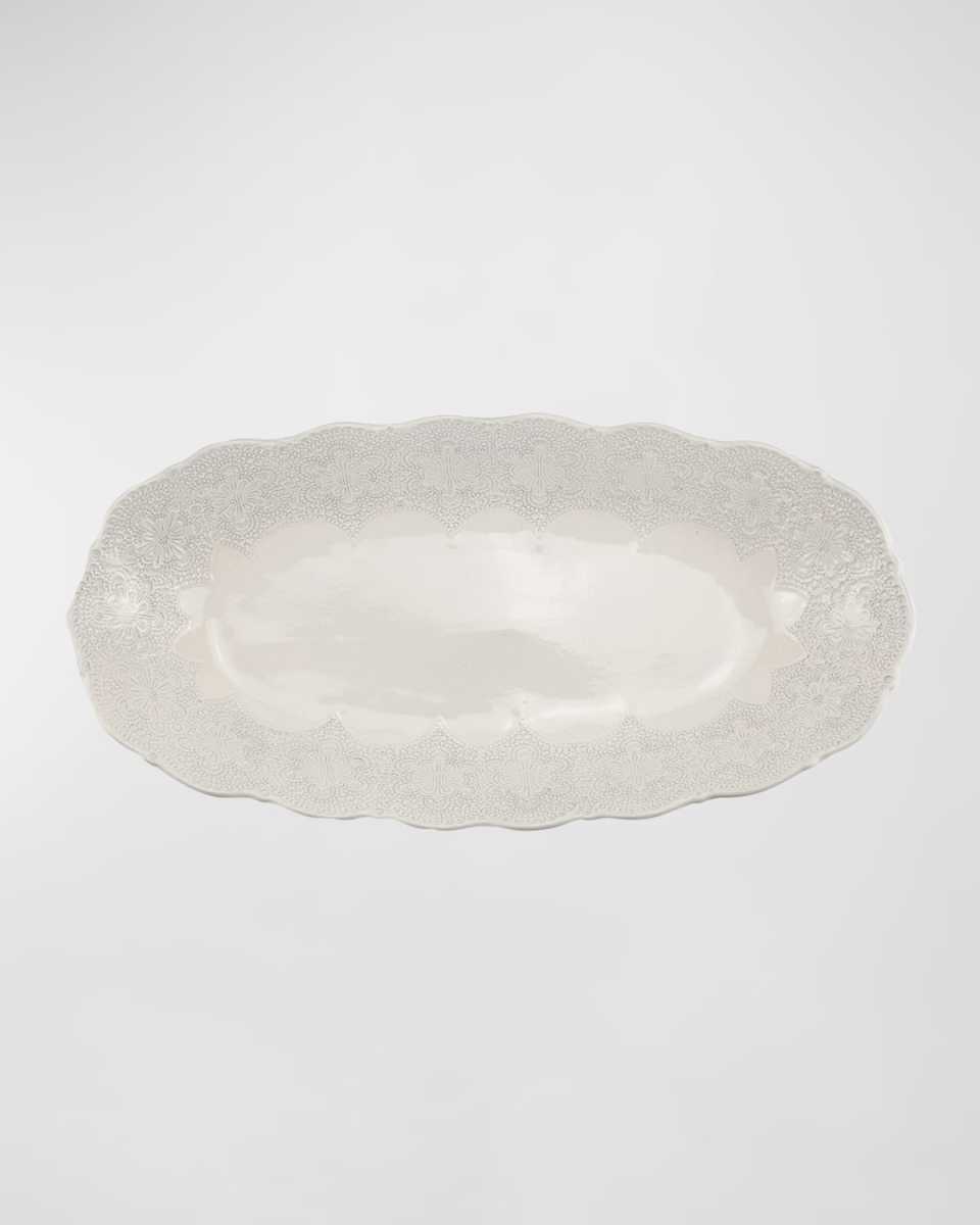 Merletto Antique Large Oval Bowl