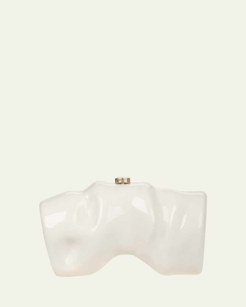 Scrunch Acrylic Clutch Bag