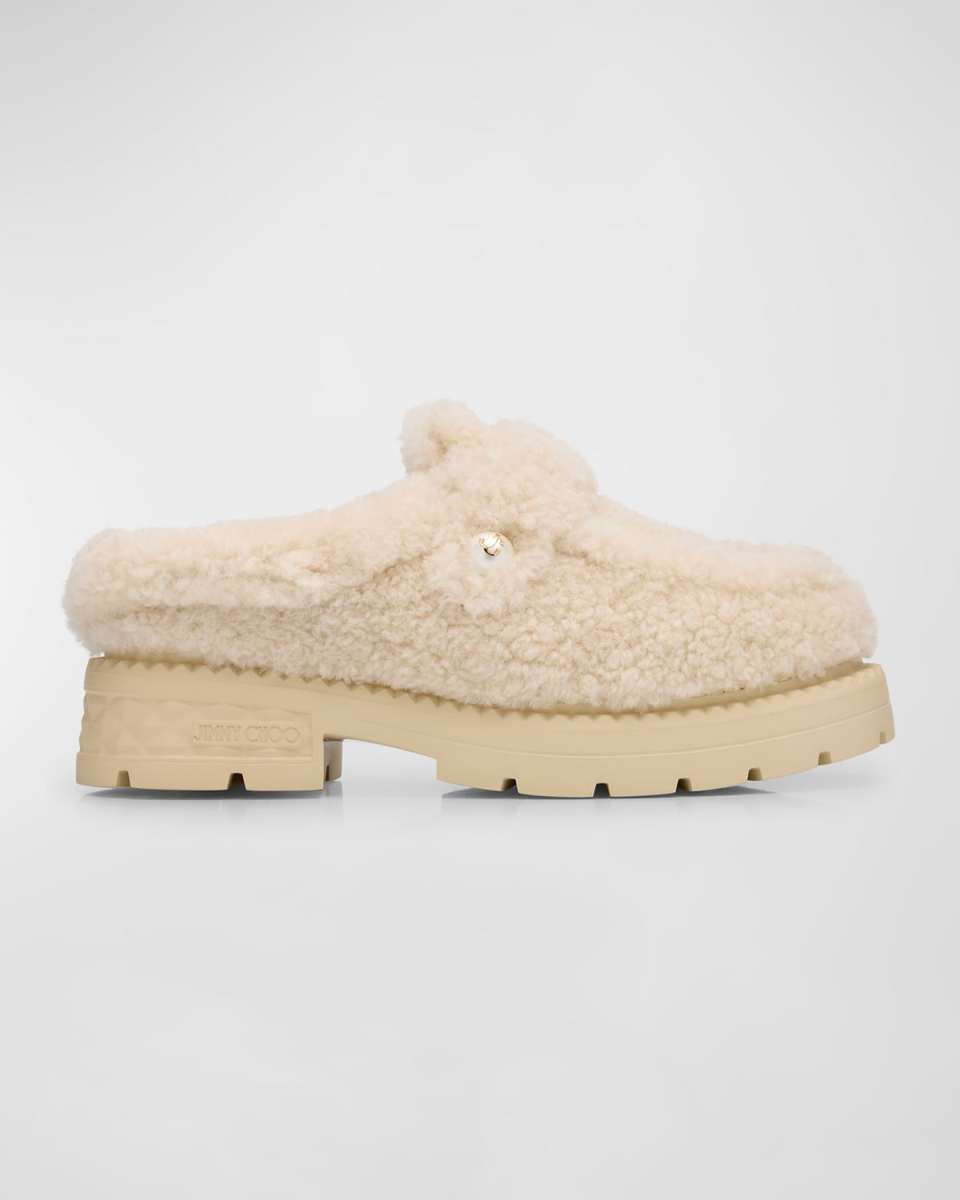 Shea Shearling Loafer Mules