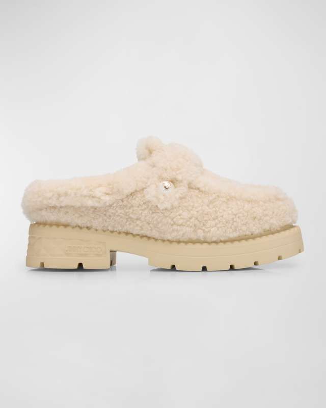 Shea Shearling Loafer Mules