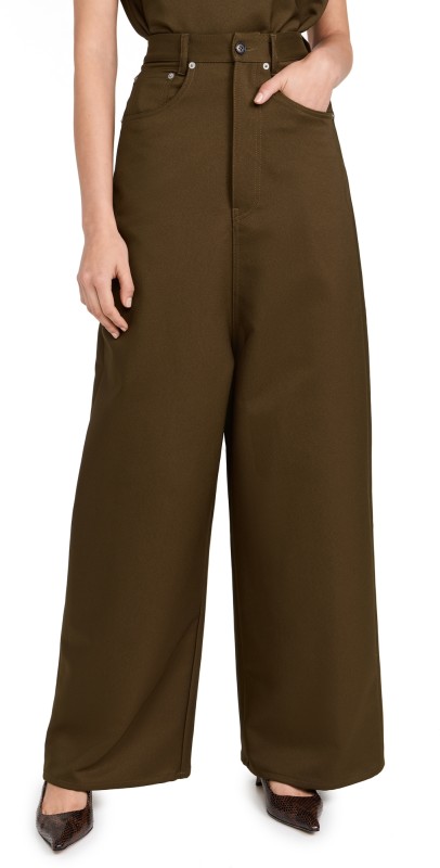 MM6 Maison Margiela 5 Pocket Trousers Khaki