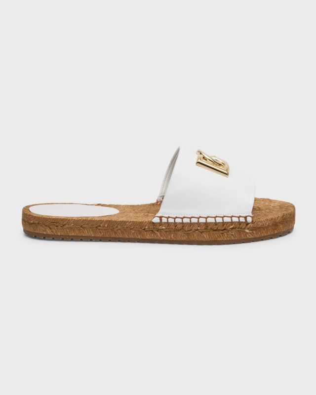 DG Medallion Napa Espadrille Sandals