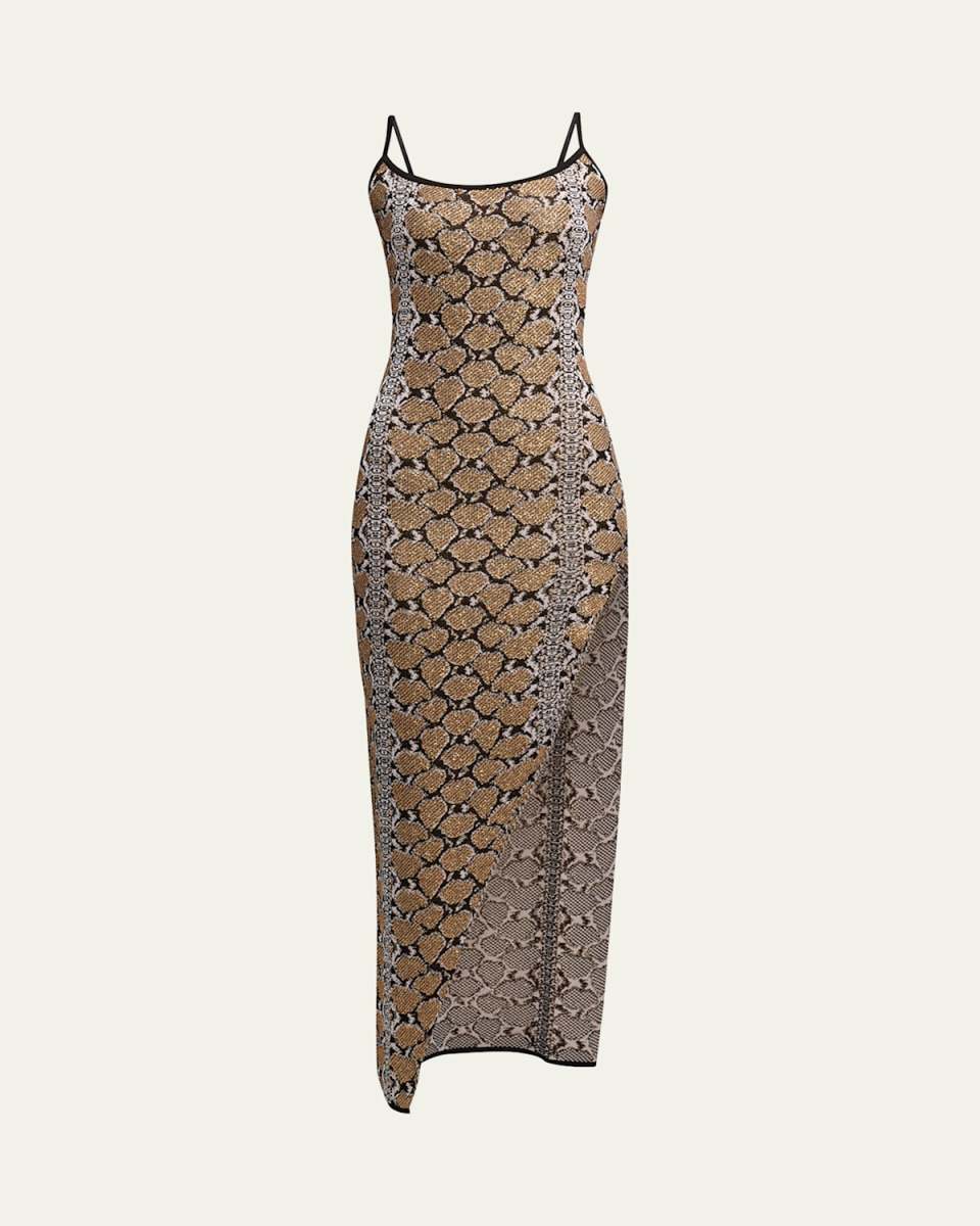 Python Knit Maxi Dress