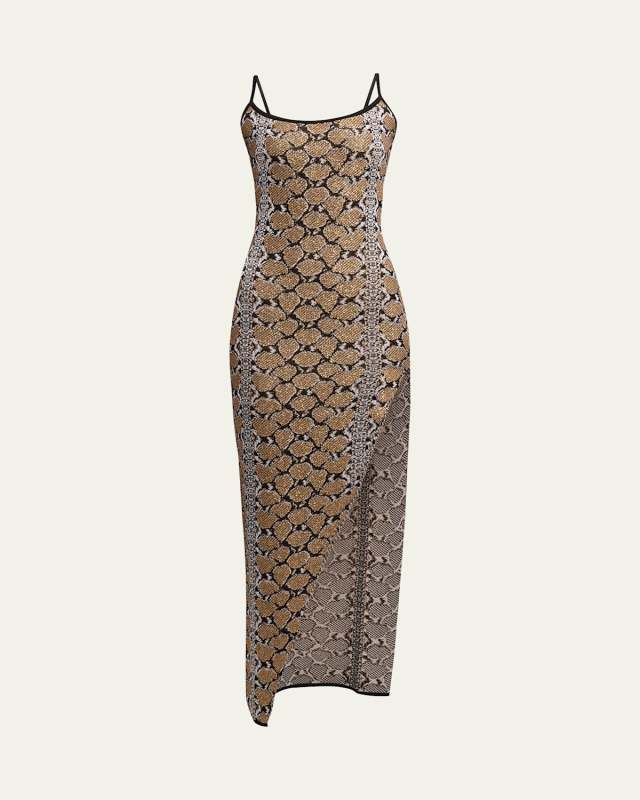 Python Knit Maxi Dress