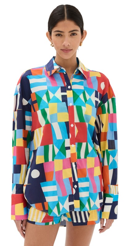 STAUD Colton Shirt Sails Up