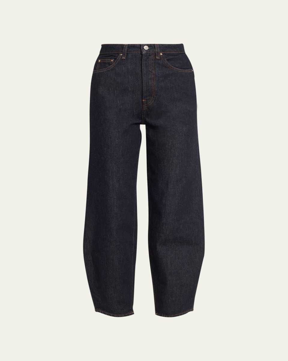 Barrel Leg Denim Pants