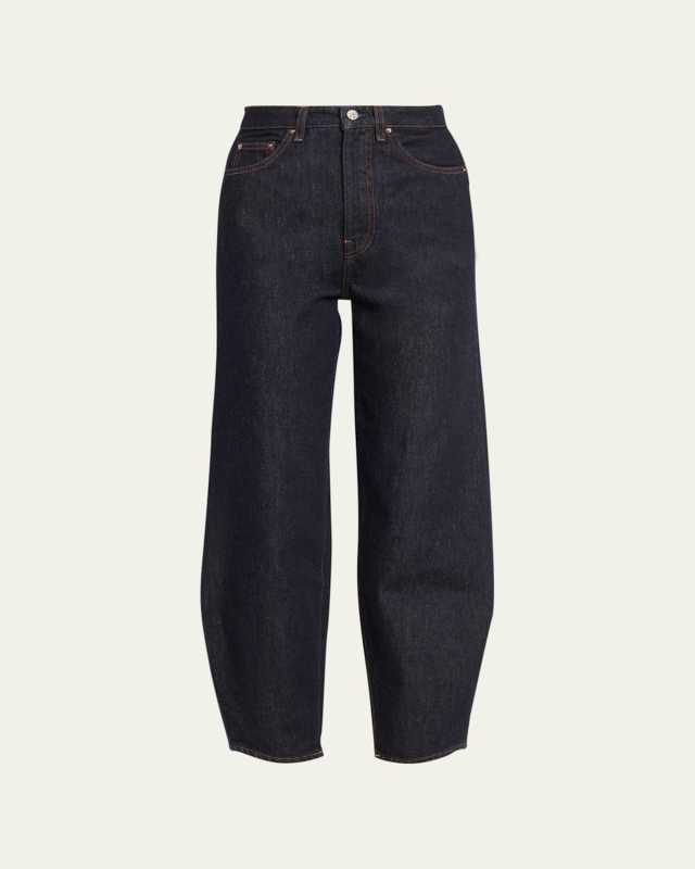 Barrel Leg Denim Pants