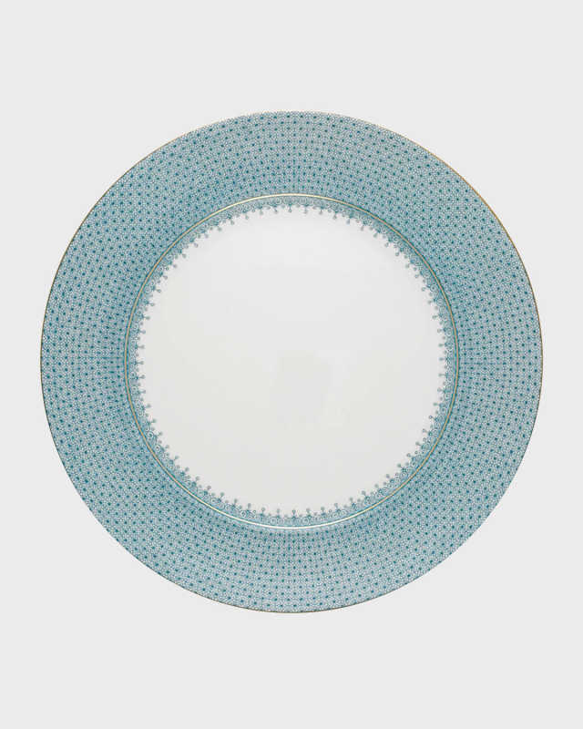 Turquoise Lace Service Plate