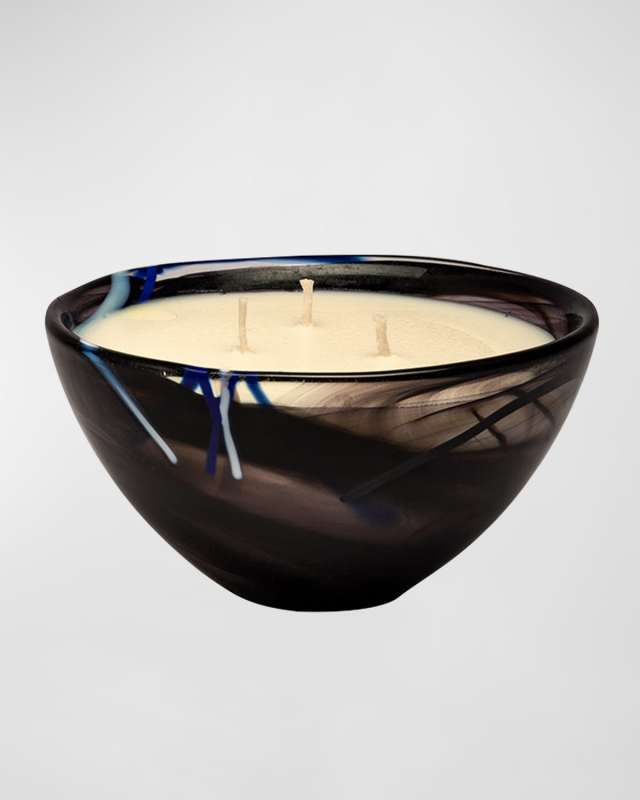Contrast Black Candle, Blushing Pink